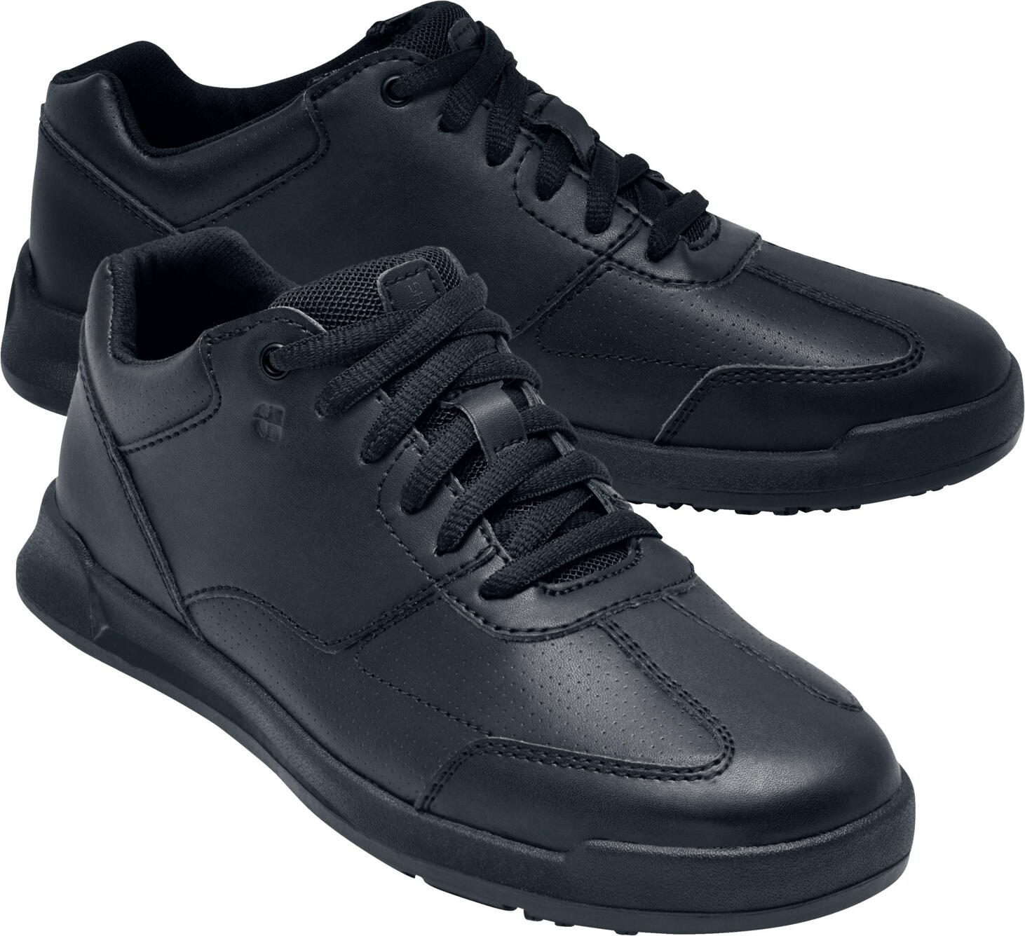 Рабочая обувь Shoes For Crews Liberty, размер 37 EU, веганская водоотталкивающая кожа, противоскользящая подошва SVC Might Grip с TRIPGUARD, устойчивость к маслу и жирам, черные