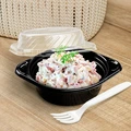 Capace WIMEX Reware Brunch, Set de 12 piese, Capacete Rotunde Transparente din Polipropilenă pentru Boluri Reutilizabile, Diametru 16.2 cm, Microwave Safe