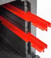 Thermo Future Box Side-Loader 60x40 Thermal Transport Box, EPP Material, 61L Capacity, Side-Loading Door, Set of 6 Support Rails, Black