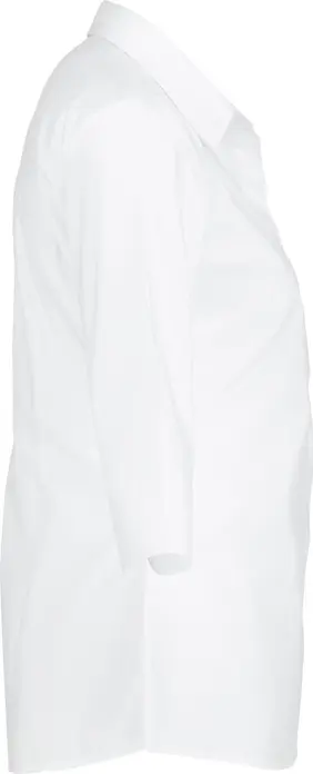 Jobeline Fiore Women's Blouse, Three-Quarter Sleeve, Regular Fit, Cotton-Polyester Blend, Concealed Button Placket, V-Neck, OEKO-TEX Certified