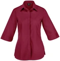 JOBELINE Fiore Women's Blouse, Regular Fit, Cotton-Polyester Blend, Three-Quarter Sleeves, Easy-Care, OEKO-TEX Standard 100 Certified