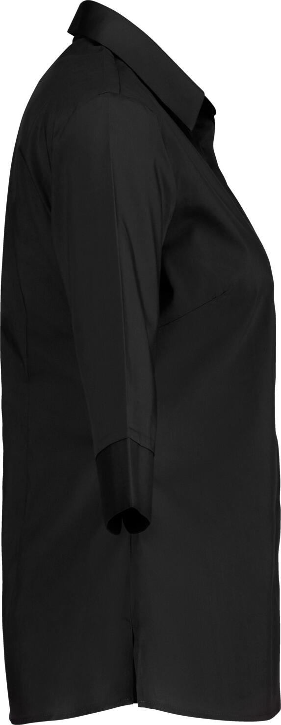 Bluza Jobeline Fiore pentru femei, amestec bumbac-poliester, maneca trei sferturi, placket cu nasturi ascunși, guler V, certificare OEKO-TEX, i 10032232