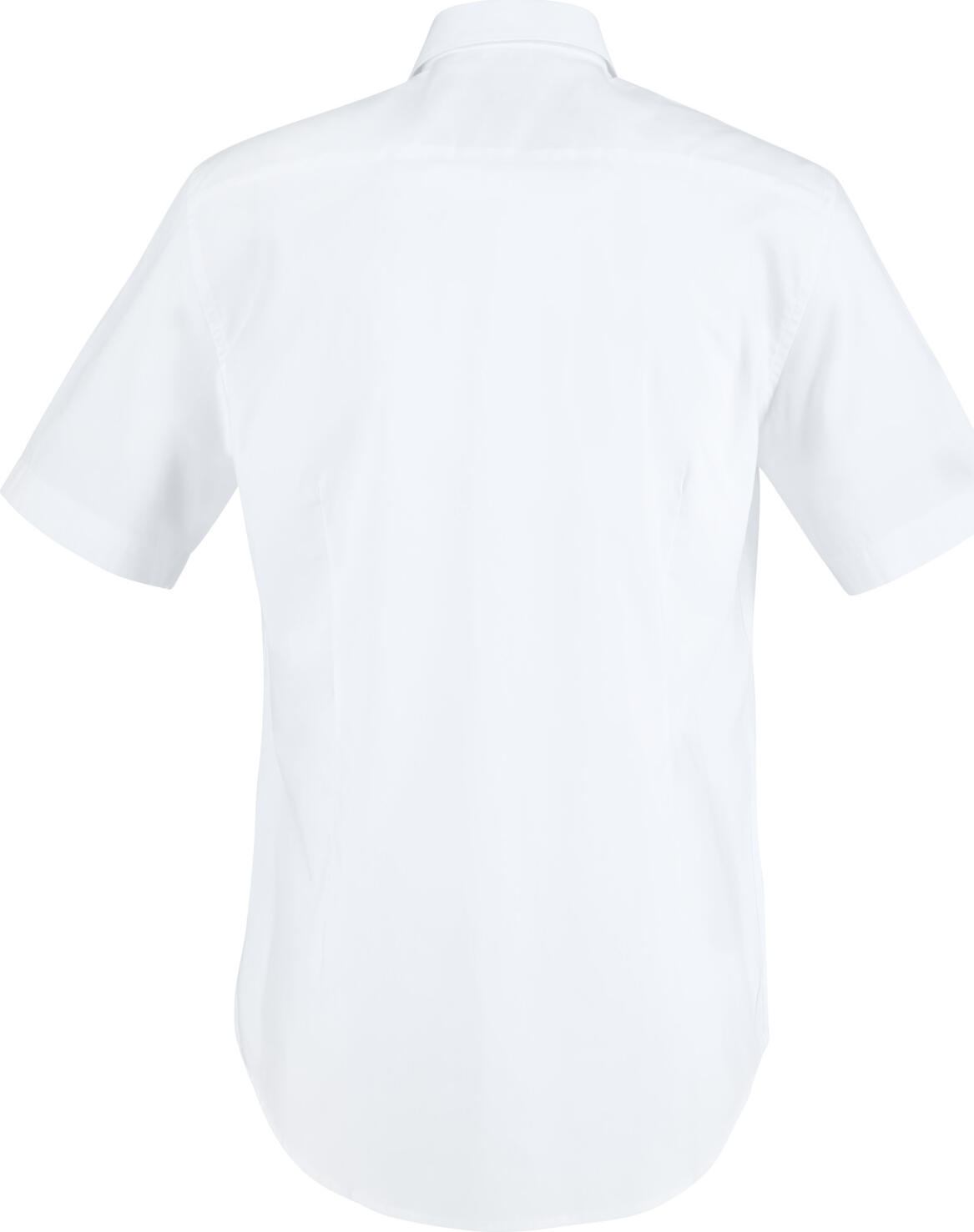JOBELINE Porter Men's Short Sleeve Shirt, Regular Fit, Kent Collar, Easy-Care Cotton-Polyester Blend, OEKO-TEX Certified, Extra-Long Back