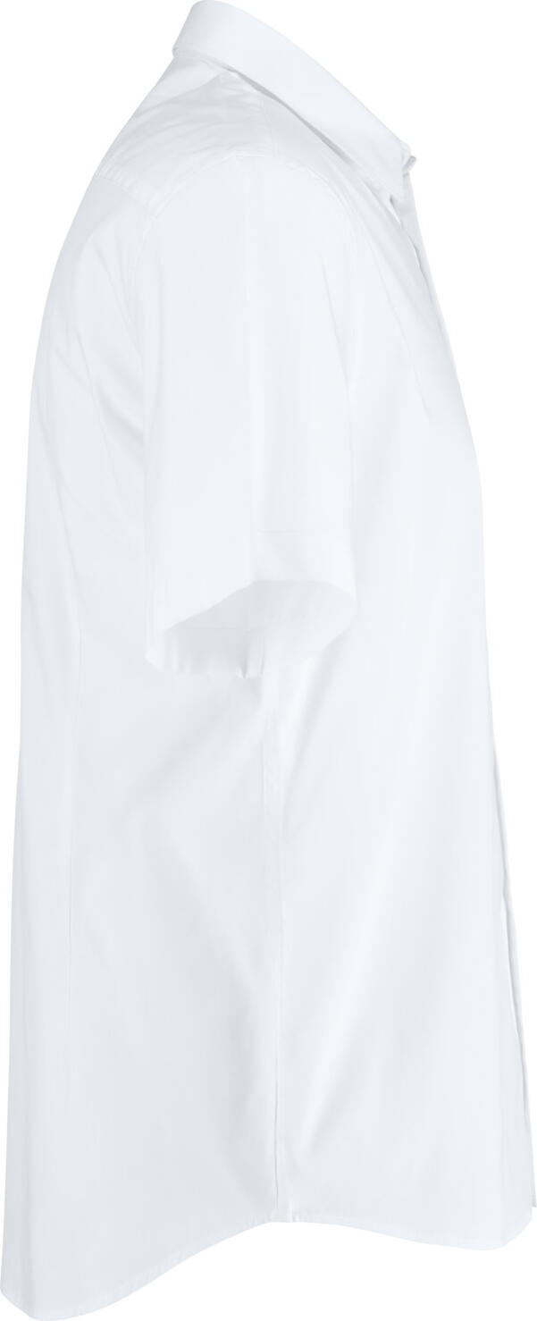 JOBELINE Porter Men's Short Sleeve Shirt, Regular Fit, Kent Collar, Easy-Care Cotton-Polyester Blend, OEKO-TEX Certified, Extra-Long Back