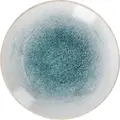 Set de 6 piese Farfurii Plate VEGA Neptun, Porțelan, 16.5 cm, Albastru cu Imprimare Digitală, Sigure pentru Mașina de Spălat Vase și Cuptorul cu Microunde, Rotunde fără Margine