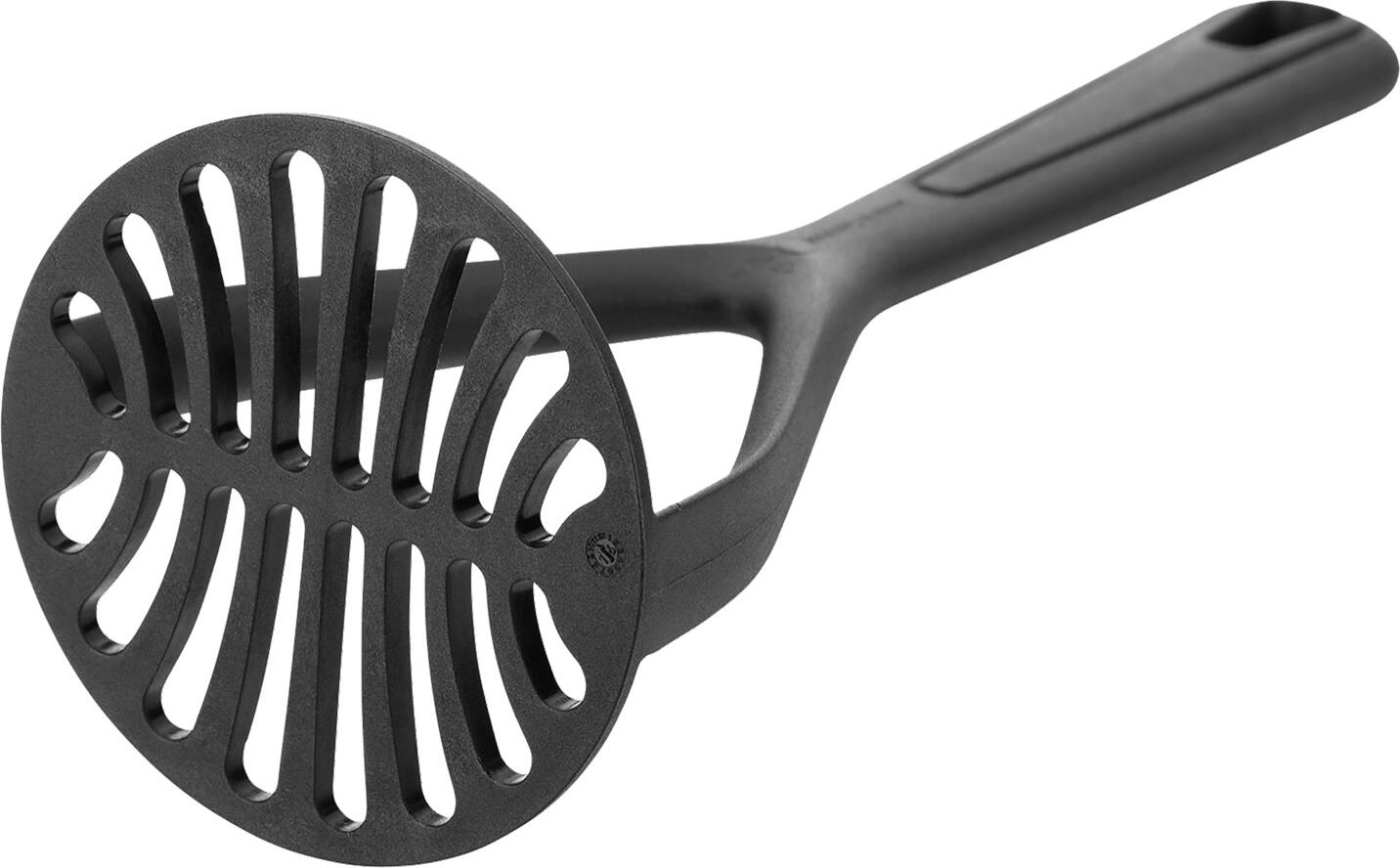 Westmark Gentle Potato Masher, High-Quality Polyamide, 27.5 x 8.5 cm, Heat Resistant to 210°C, Black, Dishwasher Safe, Safe for Coated Cookware