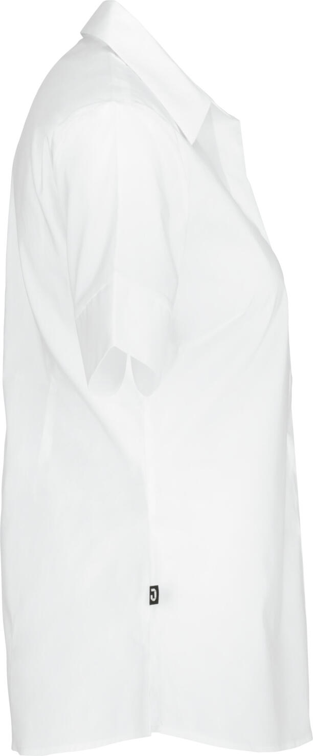 Jobeline Fiore Women's Short Sleeve Blouse, 67% Cotton 33% Polyester, Regular Fit, Concealed Button Placket, OEKO-TEX Standard 100, Easy-Iron