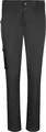 Jobeline Avito Women's Chef Trousers, Size 38, 65% Polyester 35% Cotton, Straight Cut, High Stretch Waistband, Stain-Resistant, Black
