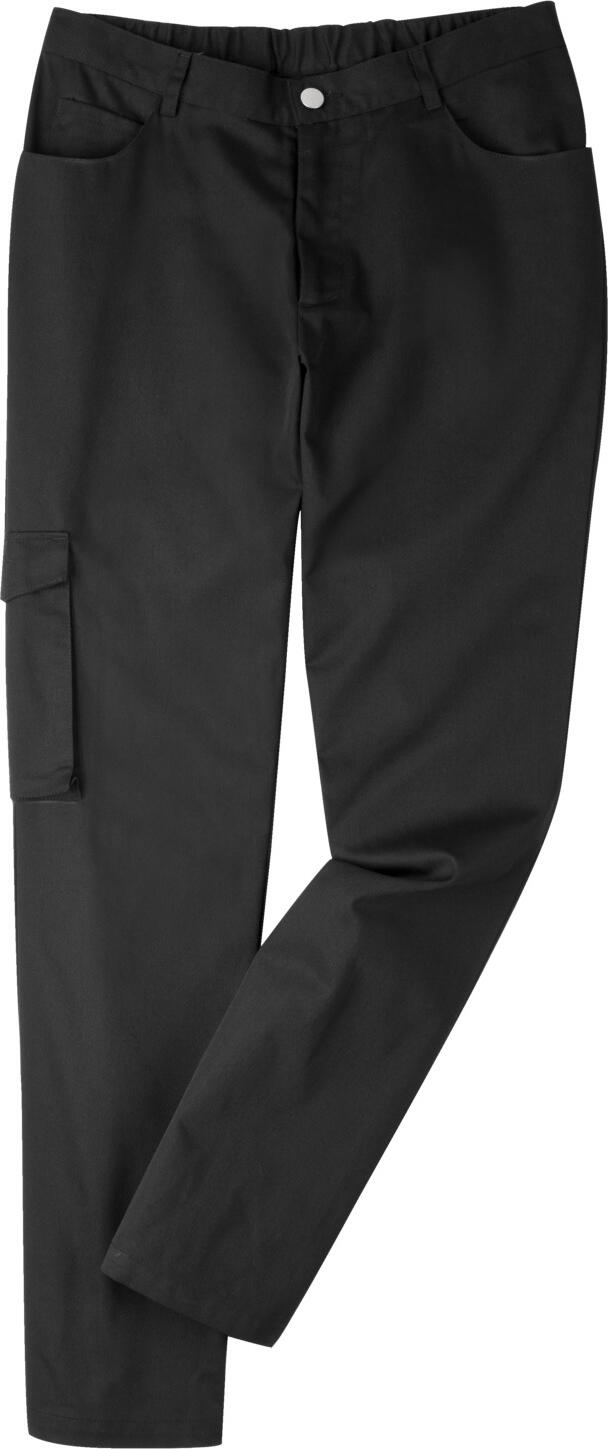 Jobeline Avito Women's Chef Trousers, 65% Polyester 35% Cotton, Straight Cut, High Stretch Waistband, Stain-Resistant, OEKO-TEX Certified