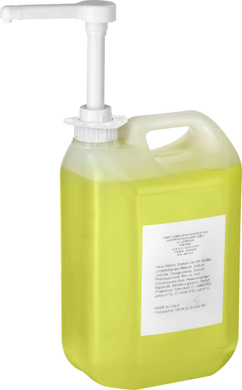V-Touch Dosing Pump for 5 Litre Canisters, 24 ml Dosage per Stroke, White Plastic, includes Riser Tube