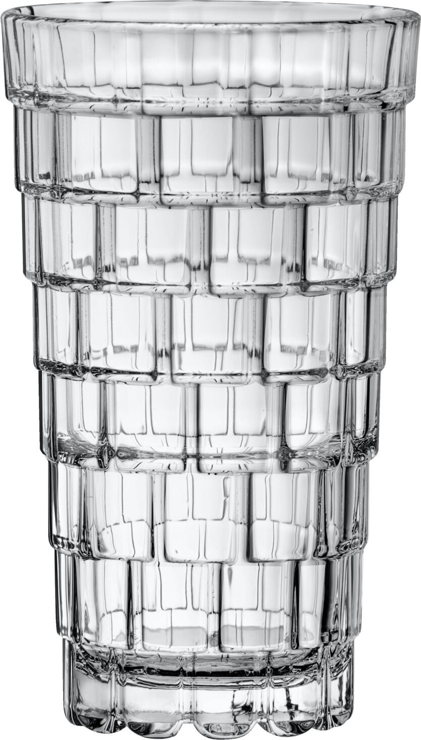 RCR RCR Cristalleria Italiana SpA Long drink glass Stack Longdrinkglas Stack Long drink glass Stack; 390 ml, 8x14.1 cm (ØxH); transparent; 6 piece / pack Longdrinkglas Stack; 390 ml, 8x14.1 cm (ØxH); transparent; 6 Stück / Pack Stackable long drink glass in a modern crystal glass design. With an innovative anti-limescale drain system on the bottom of the glass to prevent pools of liquid from building up. Dishwasher safe. Stapelbares Longdrinkglas in modernem Design aus Kristallglas. Mit innovativem Anti-Kalk-Ablaufsystem am Glasboden, gegen Pfützen-Bildung auf der Unterseite. Spülmaschinenfest.