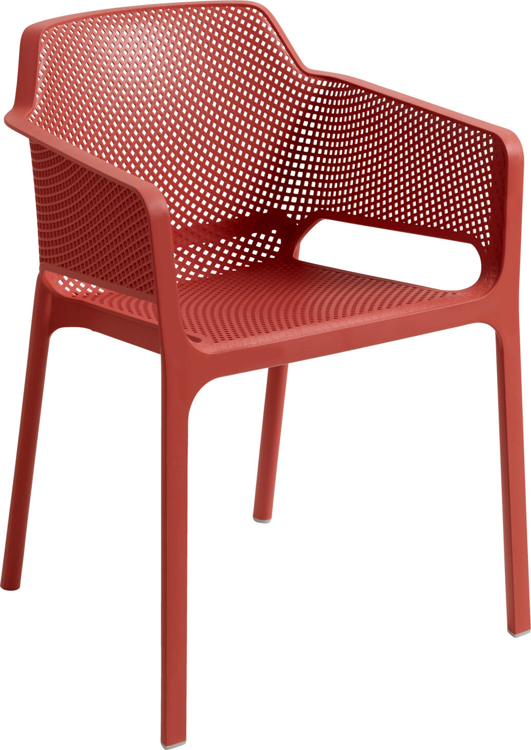 Nardi Chair Net with armrests Stuhl Net mit Armlehne Chair Net with armrests; 60.5x58.5x80 cm (WxDxH); marsala; 4 piece / pack Stuhl Net mit Armlehne; 60.5x58.5x80 cm (BxTxH); marsala; 4 Stück / Pack High quality outdoor chair made of sturdy fiberglass polypropylene. With optical hole pattern design. Weatherproof, UV-resistant and stackable. Non-slip chair legs. Suitable for outdoor use. Supplied assembled. Hochwertiger Outdoorstuhl aus stabilem Fiberglas Polypropylen. Mit optischem Lochmusterdesign. Wetterfest, UV-beständig und stapelbar. Rutschfeste Stuhlbeine. Für den Außenbereich geeignet. Lieferung erfolgt montiert.
