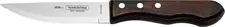 VEGA LUSINI Solutions GmbH Jumbo steak knife Picanha Jumbo-Steakmesser Picanha Jumbo steak knife Picanha; 25 cm (L); silver, handle brown; 12 piece / pack Jumbo-Steakmesser Picanha; 25 cm (L); silber, Griff braun; 12 Stück / Pack Stainless steel 13/0, rustproof. Polywood handle. Jumbo steak knife in the familiar Tramontina design. Hard cutting blade with durable handles with stainless steel rivets. The polywood handles are made of several layers of pine wood, impregnated with resin and then pressed into shape. Suitable for dishwasher. Chrom-Edelstahl 13/0, rostfrei. Griff aus Polywood. Jumbo-Steakmesser in bekanntem Tramontina Design. Harte Schneideklinge mit langlebigen Griffen mit Edelstahlnieten. Die aus Polywood gefertigten Griffe bestehen aus mehreren Schichten Kiefernholz, die mit Harz imprägniert und danach in Form gepresst werden. Spülmaschinengeeignet.