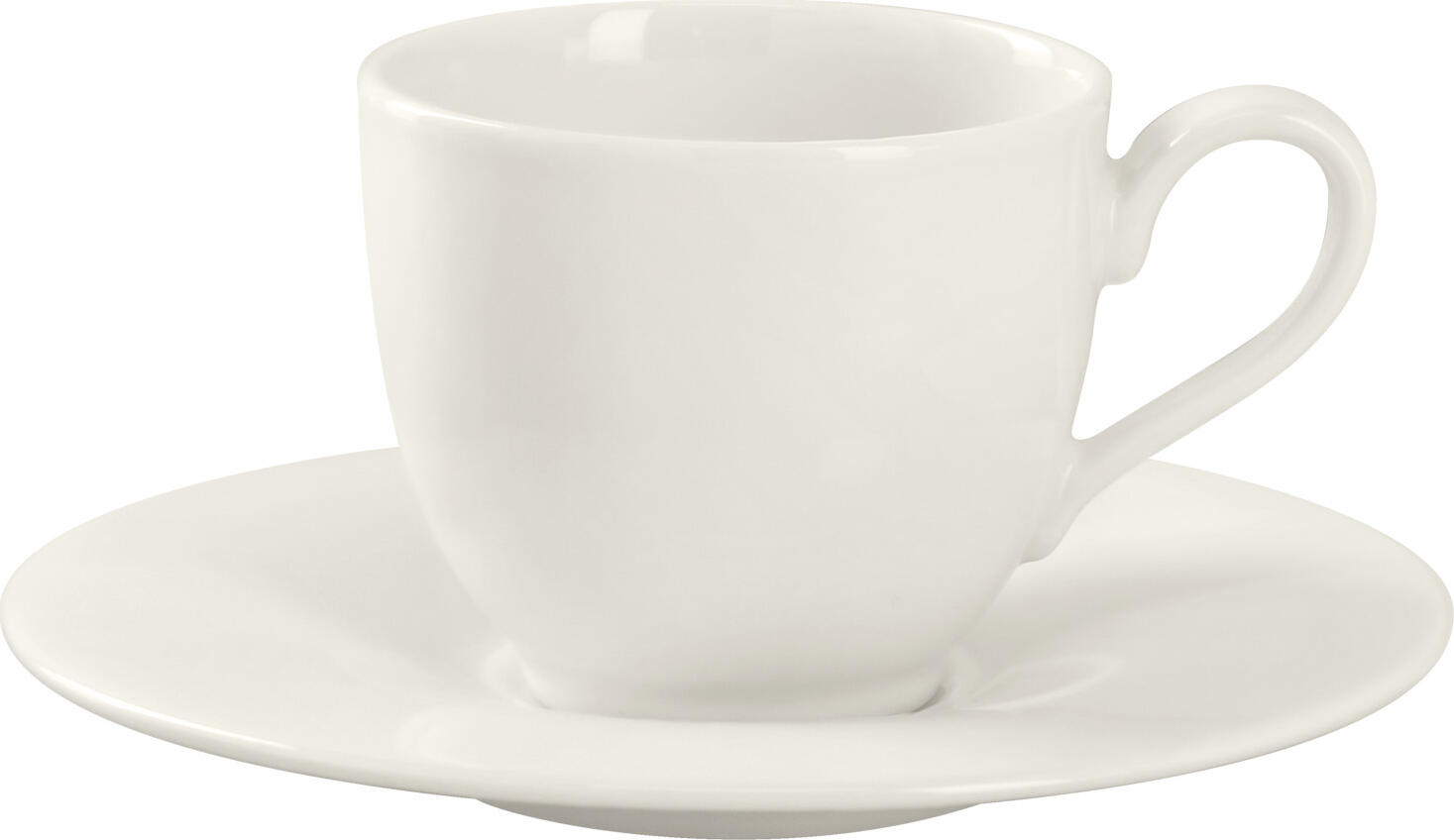 VEGA Premiora Espresso Cup Set of 12, 100ml Premium Porcelain, Cream White, Dishwasher and Microwave Safe, Robust and Scratch Resistant