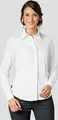 Jobeline Tabea Women's Long-Sleeved Blouse, Size 34, 65% Polyester 35% Cotton, Regular Fit, Easy-Iron, Rounded Hem, Extra-Long Back