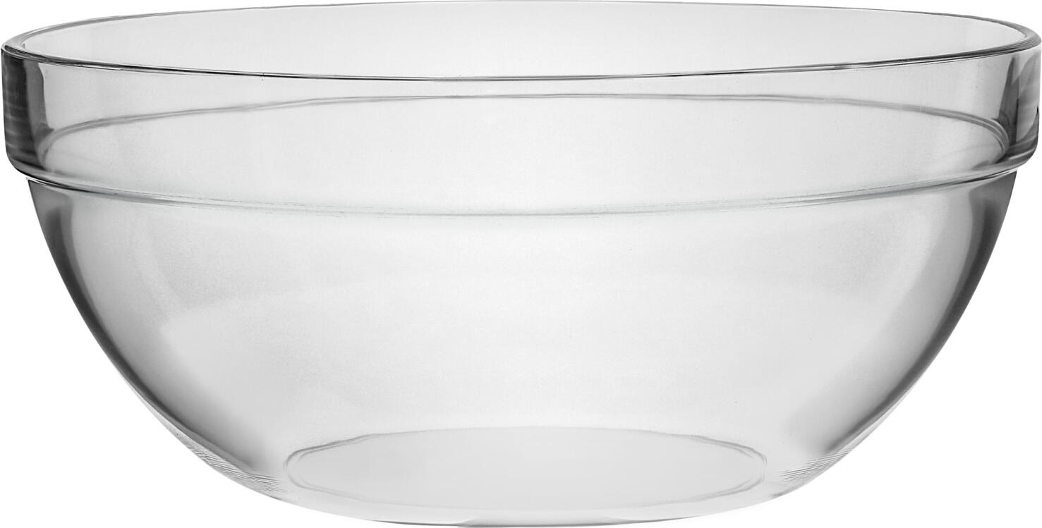Set de 6 boluri din sticla temperata Arcoroc Empilable, stivuibile, 4300 ml, diametru 26 cm, transparente, rezistente, potrivite pentru masina de spalat vase