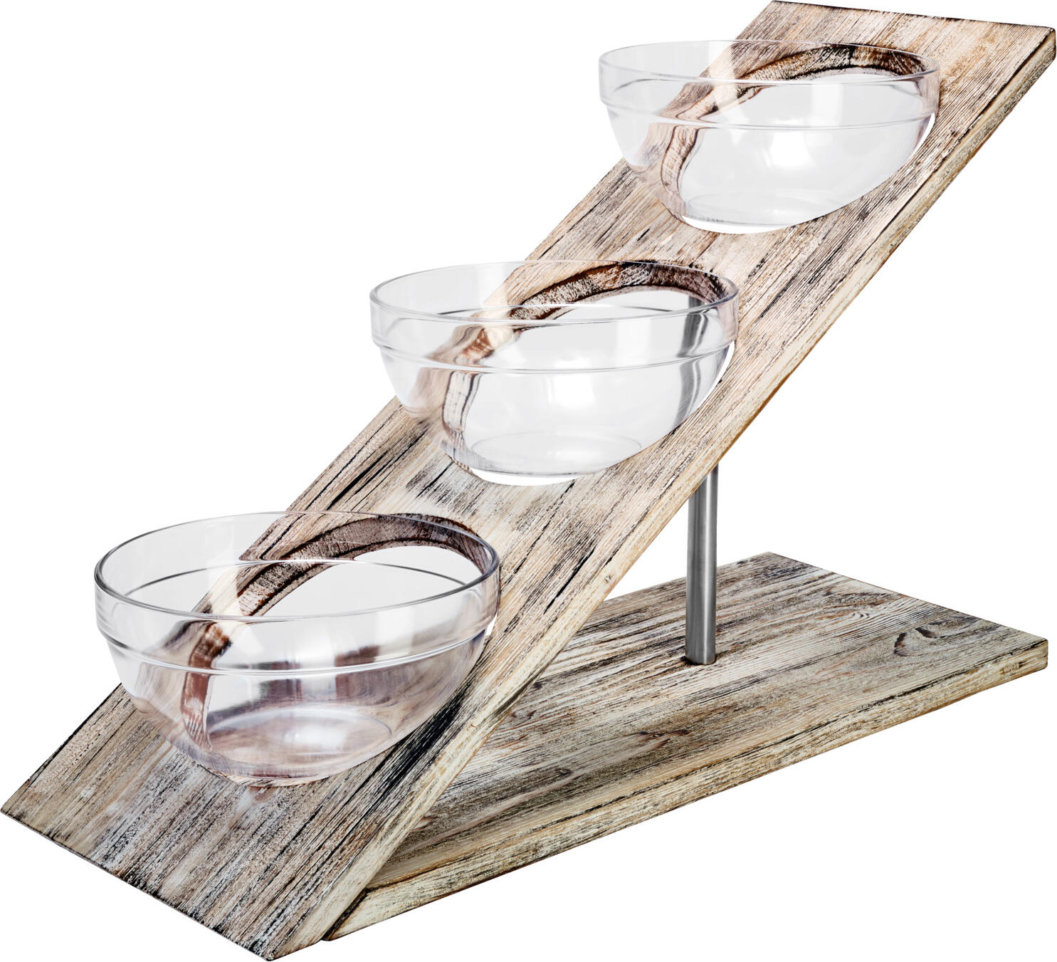 Set de 6 boluri din sticla temperata Arcoroc Empilable, stivuibile, 2900ml, diametru 23cm, transparente, pentru salate si amestecat