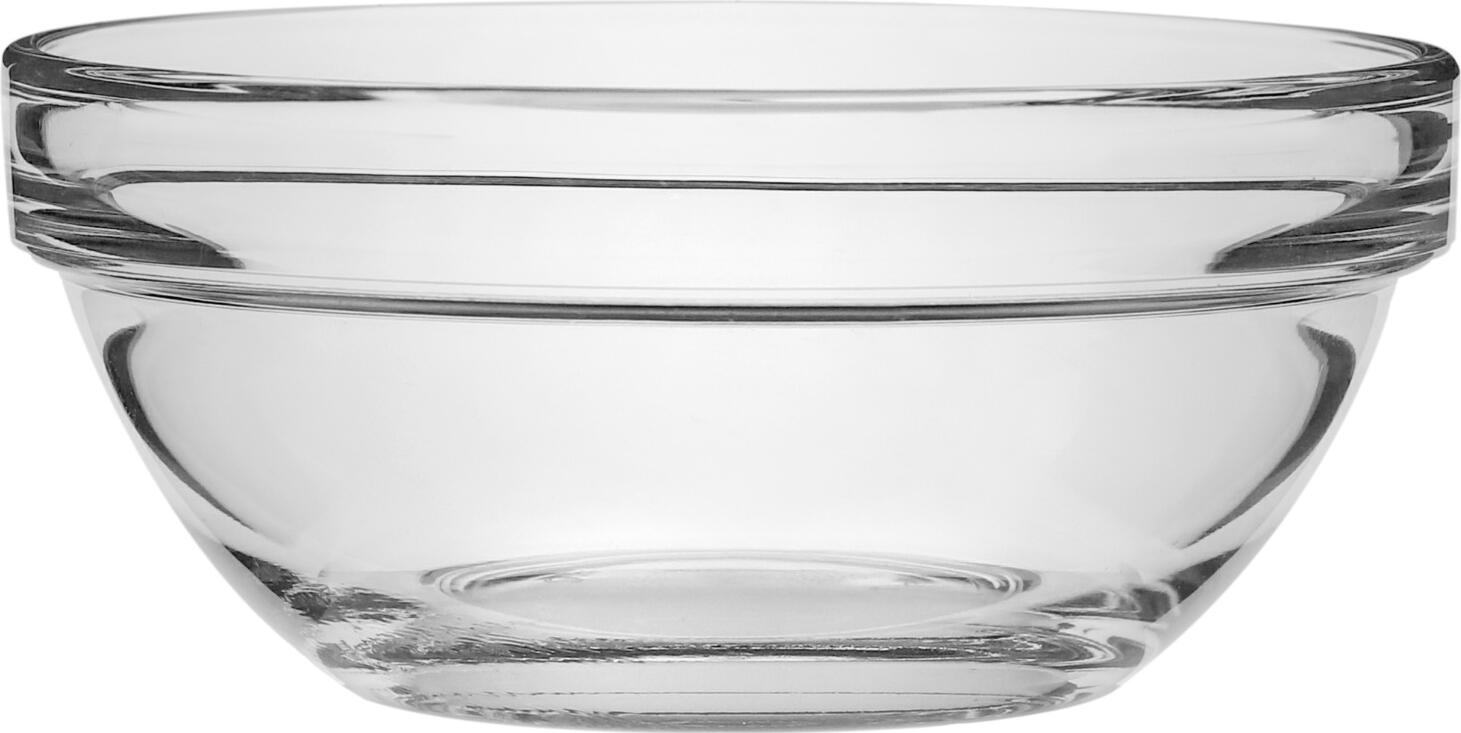 Arcoroc Arc France SAS Glass bowl Empilable Glasschale Empilable Glass bowl Empilable; 240 ml, 10x4.2 cm (ØxH); transparent; round; 6 piece / pack Glasschale Empilable; 240 ml, 10x4.2 cm (ØxH); transparent; rund; 6 Stück / Pack Robust bowls made of tempered glass. Stackable and dishwasher safe. Robuste Schalen aus gehärtetem Glas. Stapelbar und spülmaschinenfest.