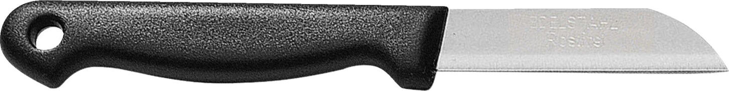 Westmark Techno Kitchen Knife Set of 2, 7cm Stainless Steel Blade, 15.5cm Total Length, Ergonomic Black Polypropylene Handle for Peeling and Cutting
