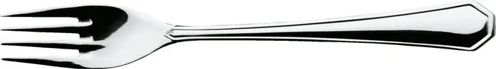 Pulsiva Tunis Basic Starter and Dessert Fork Set of 12, 18/0 Chrome-Stainless Steel, Mirror Polished, Rustproof, Nickel-free, 17.7 cm, Silver