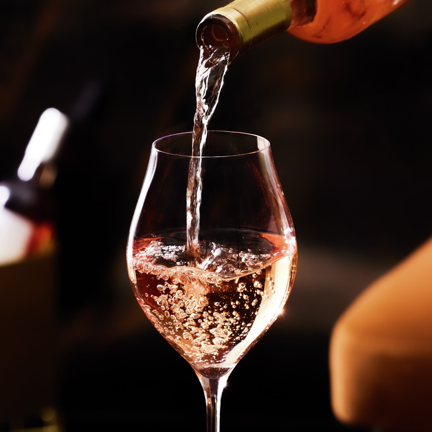 Chef & Sommelier Exaltation White and Rose Wine Glasses, Krysta Crystalline Glass, 470 ml, 22.7 cm Height, Laser-cut Rim, Set of 6
