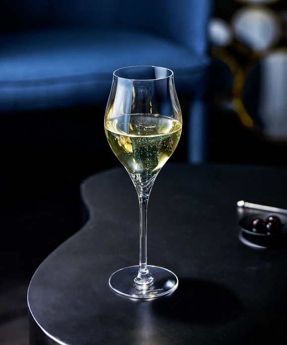 Chef & Sommelier Exaltation White and Rose Wine Glasses, Krysta Crystalline Glass, 470 ml, 22.7 cm Height, Laser-cut Rim, Set of 6