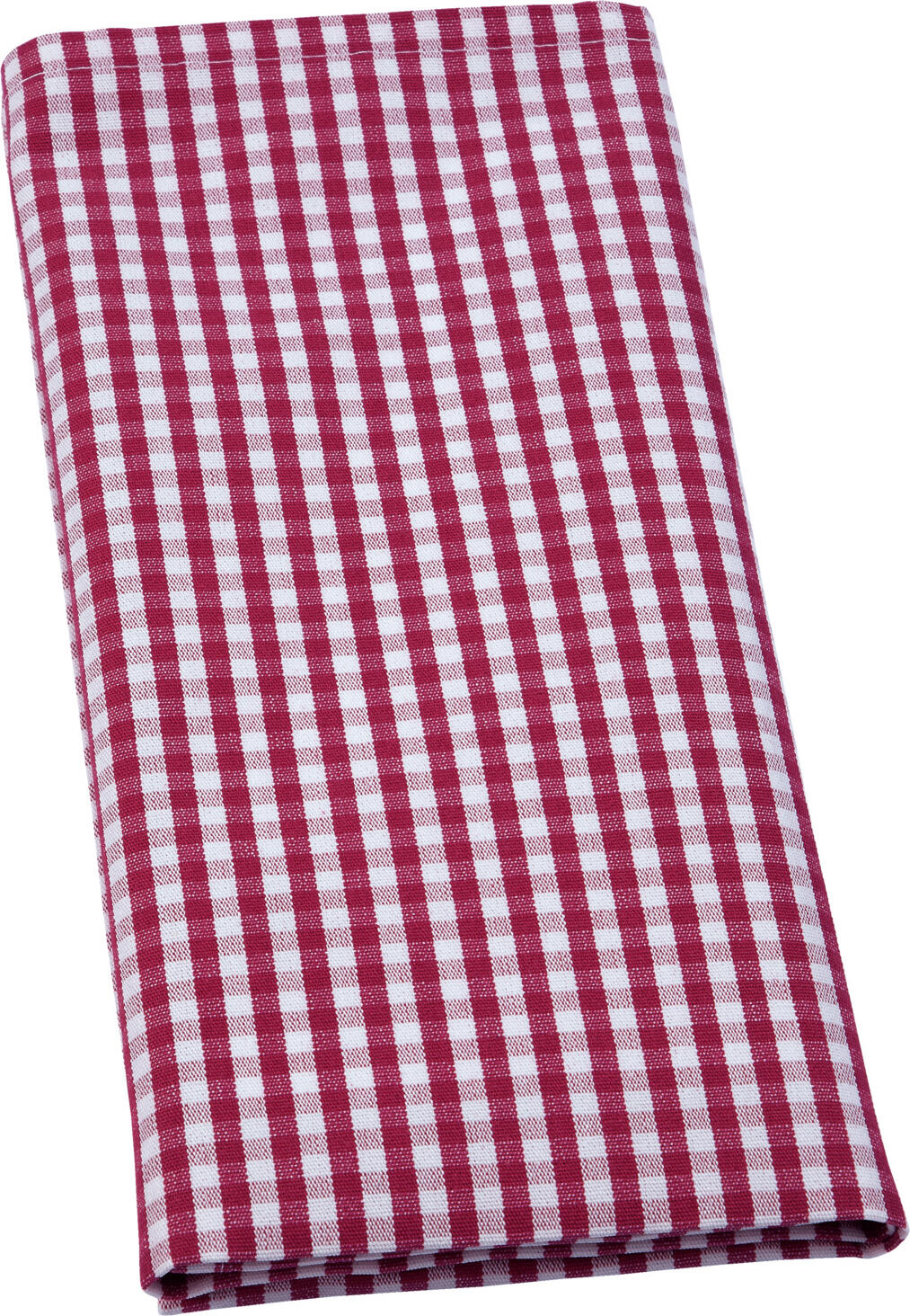 ERWIN M. LUSINI Solutions GmbH Napkin La Villa Serviette La Villa Napkin La Villa; 50x50 cm (WxL); red; 6 piece / pack Serviette La Villa; 50x50 cm (BxL); rot; 6 Stück / Pack 50% cotton, 50% polyester. Weight approx. 230 g/m². Classic napkins with typical Vichy check pattern. Very color stable, even after many washes. Easy care, quick drying, easy to iron. 50 % Baumwolle, 50 % Polyester. Gewicht ca. 230 g/m². Klassische Servietten mit typischem Vichy-Karomuster. Sehr farbstabil, selbst nach vielen Waschgängen. Pflegeleicht, schnell trocknend, bügelleicht.