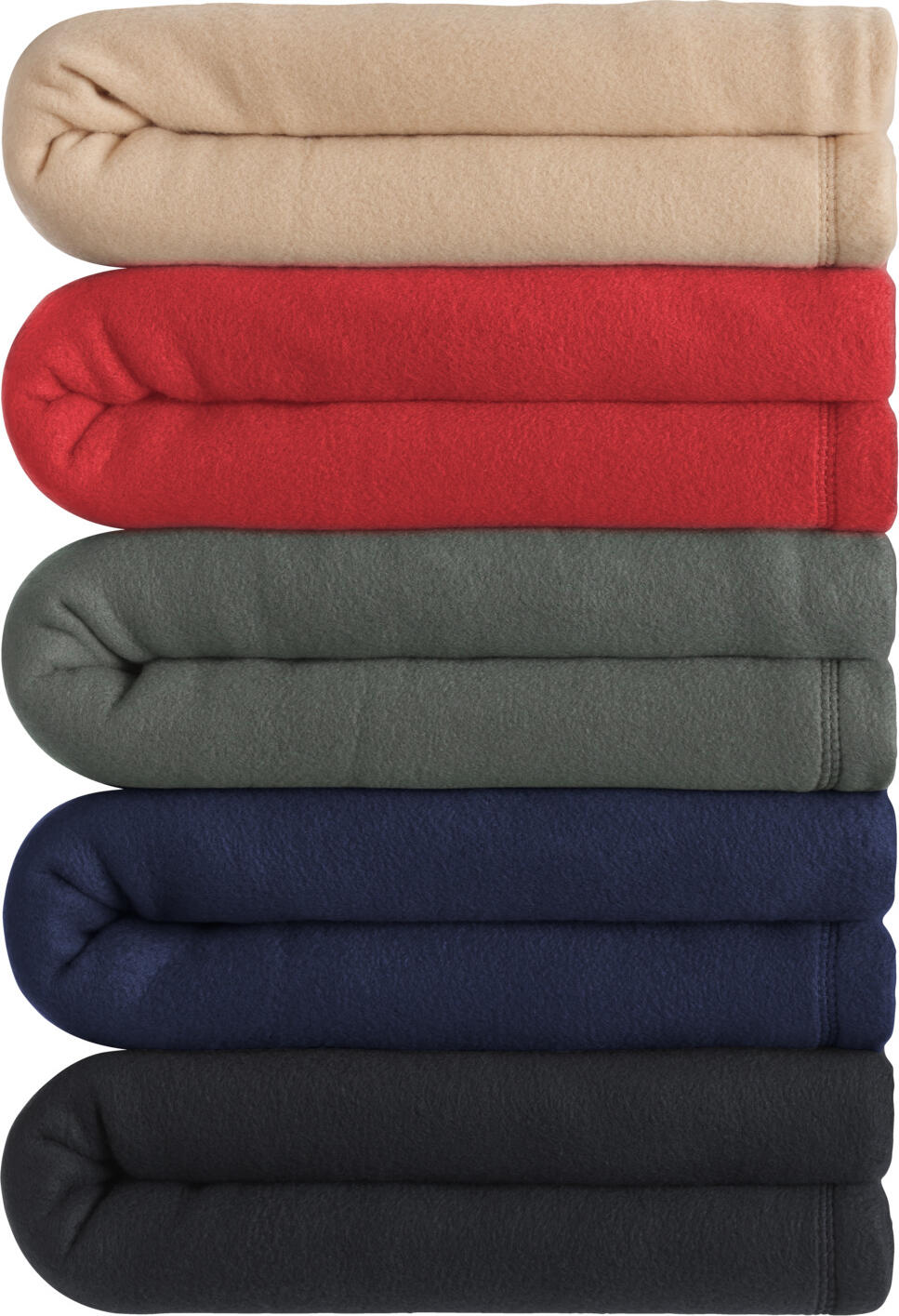 ERWIN M. Arktis Fleece Blanket, 100% Polyester, 180 x 220 cm, Anthracite Grey, OEKO-TEX Standard 100 Certified, Durable and Quick Drying