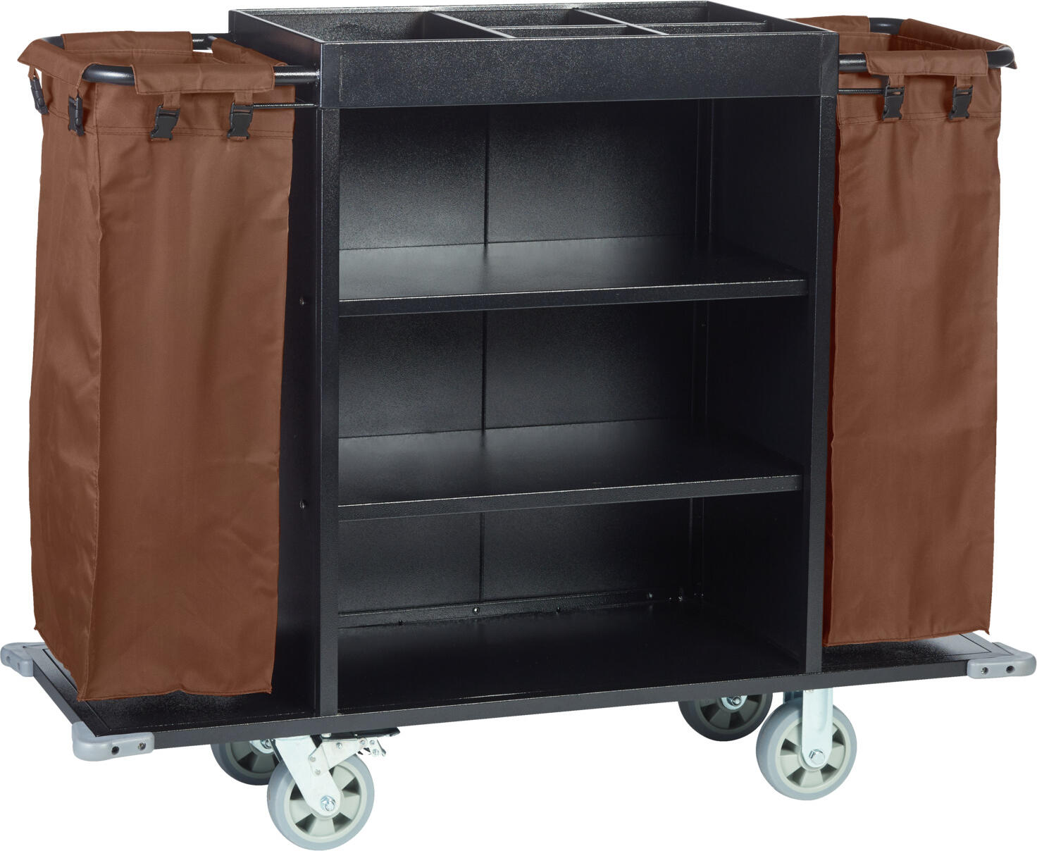 Sac de rufe Pulsiva pentru carucioare de room service, material Oxford impermeabil, 22 x 38 x 84 cm, set de 2 piese