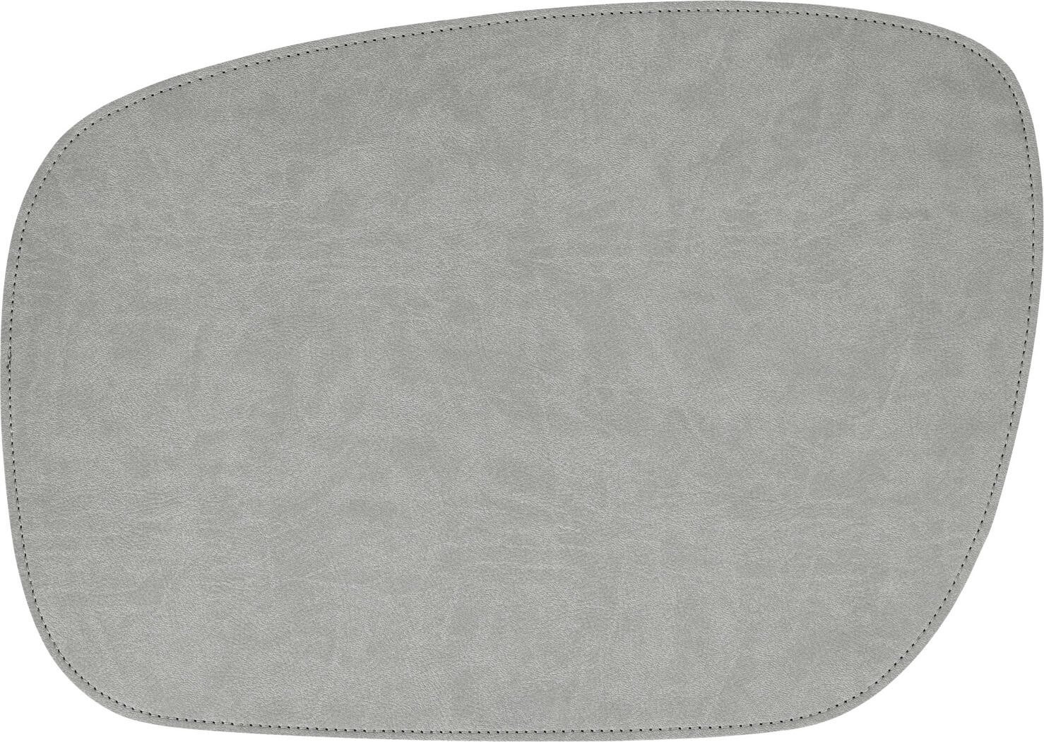 ERWIN M. LUSINI Solutions GmbH Placemat Abbotsford organic Tischset Abbotsford organisch Placemat Abbotsford organic; 31x41 cm (WxL); grey; organic; 2 piece / pack Tischset Abbotsford organisch; 31x41 cm (BxL); grau; organisch; 2 Stück / Pack Organic placemat made of sturdy imitation leather. Can be wiped with a damp cloth. Can be used either way up. Tischset in organischer Form aus stabilem Kunstleder. Feucht abwischbar. Beidseitig verwendbar.