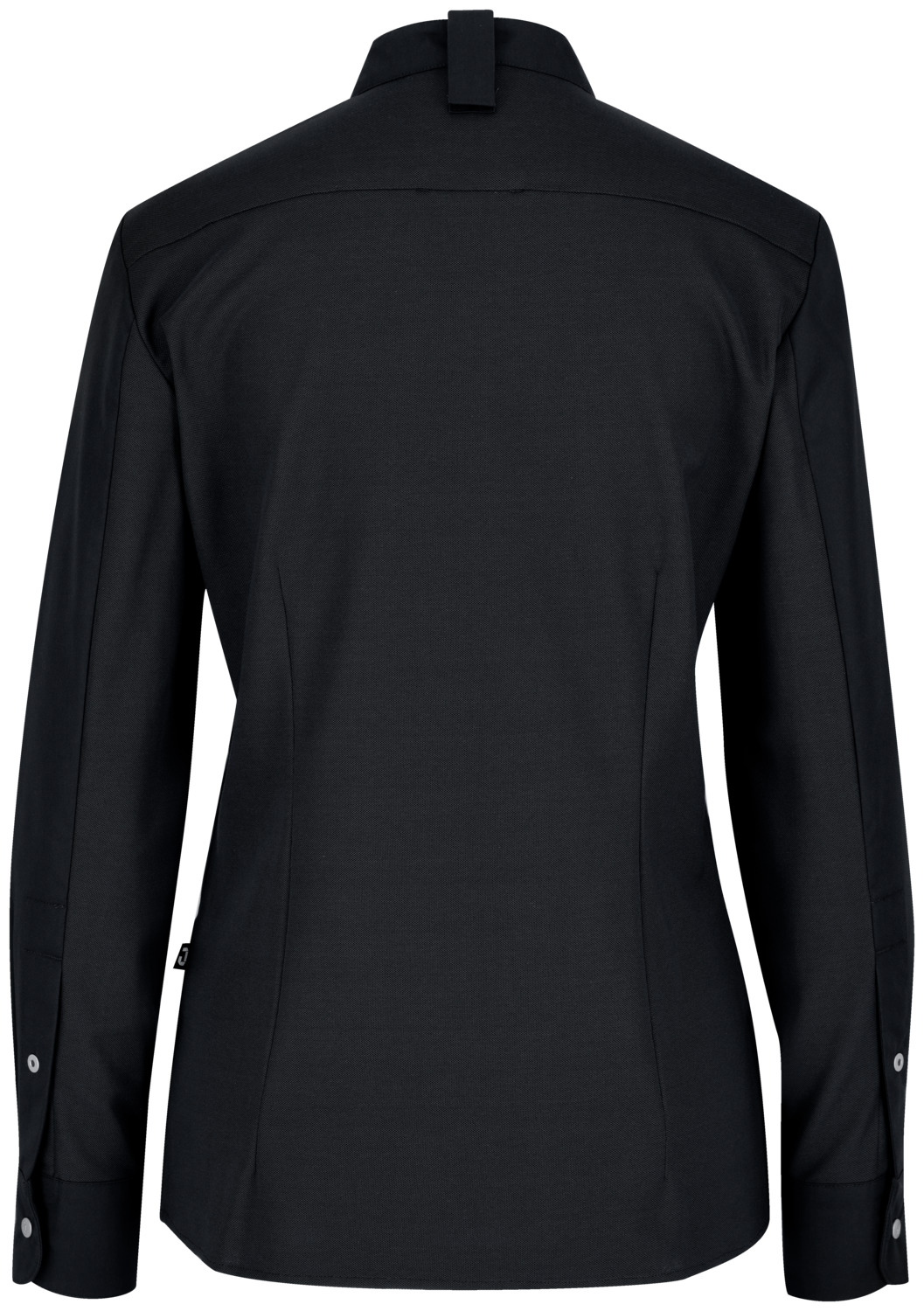 Jobeline Luca Women's Long-Sleeved Chef Shirt, 65% Polyester 35% Cotton, Straight Cut, Piqué Elasticated Back, OEKO-TEX Certified