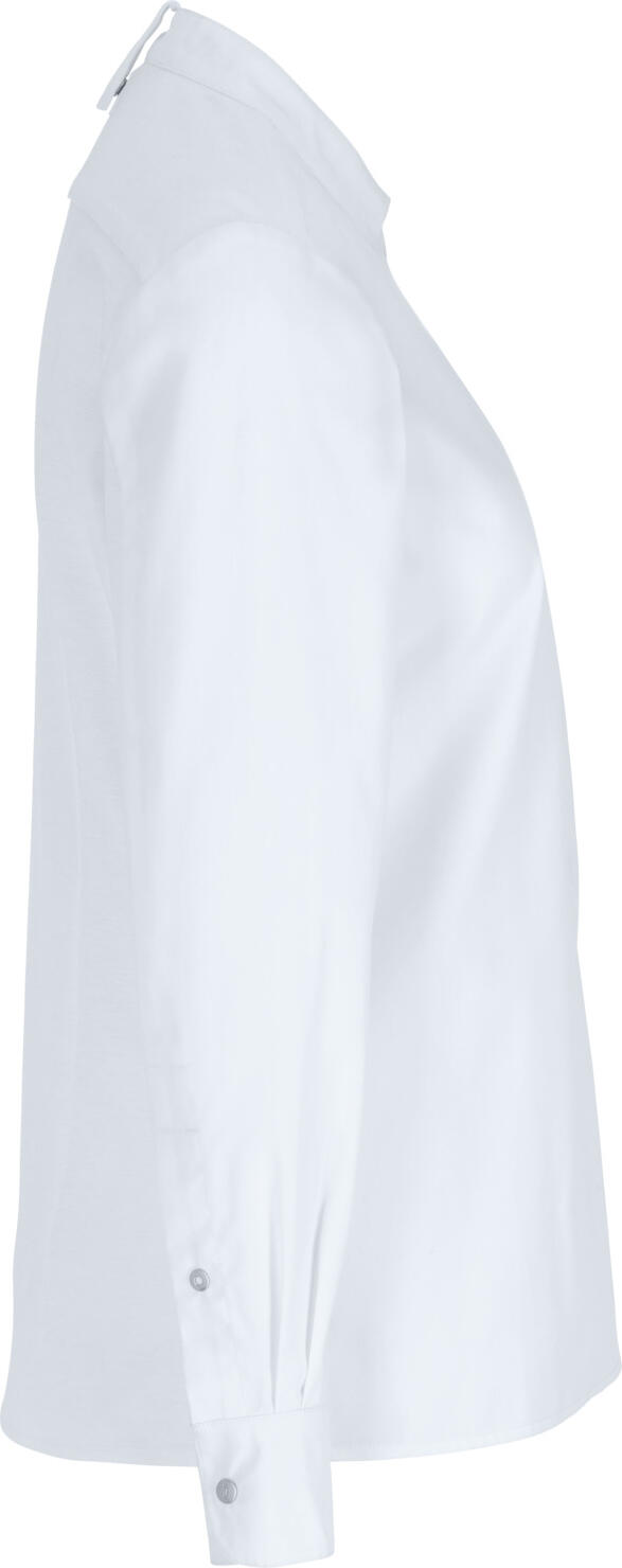 Jobeline Luca Women's Long-Sleeved Chef Shirt, 65% Polyester 35% Cotton, Stand-up Collar and Press-stud Placket, OEKO-TEX Certified Professional Workwear