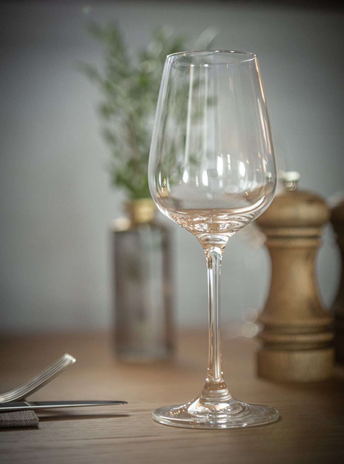 VEGA Medina White Wine Glass, 260ml High-Quality Crystal Glass, Slender Tall Goblet with Thin Rim, Dishwasher-Safe for Professional Catering