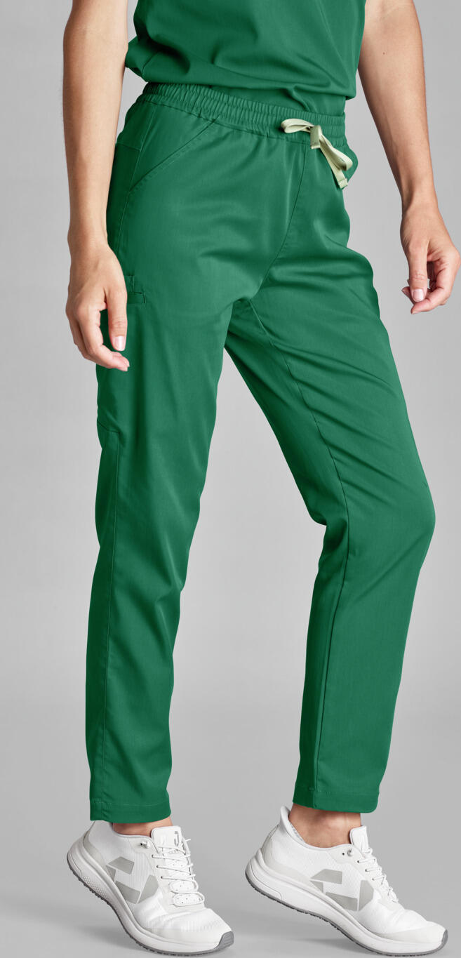 Jobeline Matera Women's Trousers, Lyocell Tencel and Polyester Blend, Breathable and Stretch Casual Cut Pants with Cargo and Zipper Pockets