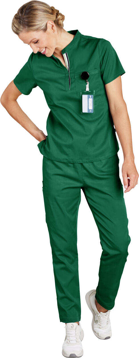Jobeline Matera Women's Trousers, Lyocell Tencel and Polyester Blend, Breathable and Stretch Casual Cut Pants with Cargo and Zipper Pockets