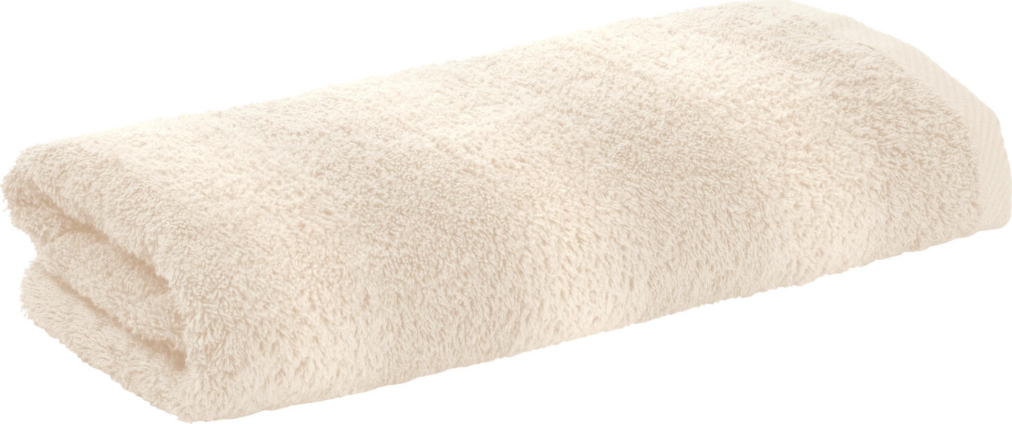 ERWIN M. LUSINI Solutions GmbH Towel Neapel Handtuch Neapel Towel Neapel; 50x100 cm (WxL); cream white Handtuch Neapel; 50x100 cm (BxL); cremeweiß 100% cotton. Weight approx. 550 g/m². Walk terry hand towel combined with extremely soft touch due to velour content. The modern, cross stripes tone on tone alternate between velour and normal loop weave. Very voluminous due to high grammage. Personalization possible. 100 % Baumwolle. Gewicht ca. 550 g/m². Walkfrottier Handtuch kombiniert mit extrem softem Touch durch Velouranteil. Die modernen, Querstreifen Ton in Ton wechseln zwischen Velour- und normaler Schlingenwebung. Sehr voluminös durch hohe Grammatur. Personalisierung möglich.