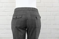 Pantaloni bucatar Jobeline Move Karo pentru femei, mărime 54, model Glencheck, amestec poliester-bumbac, talie elasticata, croiala tapered, Antracit