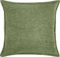 Erwin M. Lusini Maella Decorative Cushion Cover, 50 x 50 cm, Sage, Water-Repellent Polyester Polyamide Fabric, Zip Closure, OEKO-TEX Standard 100
