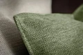 Erwin M. Lusini Maella Decorative Cushion Cover, 50 x 50 cm, Sage, Water-Repellent Polyester Polyamide Fabric, Zip Closure, OEKO-TEX Standard 100