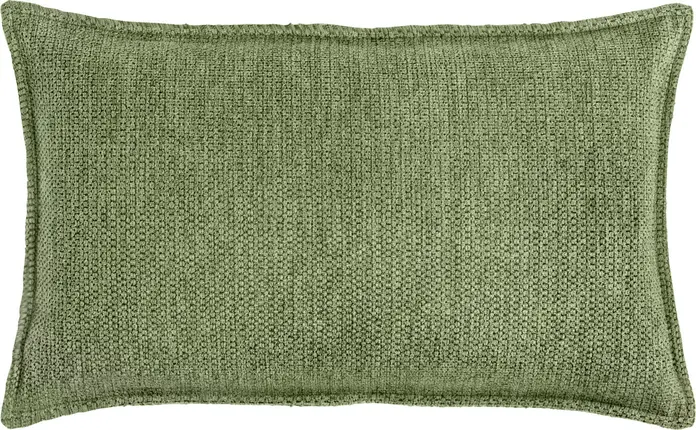 Husa perna decorativa ERWIN M. LUSINI Maella, 40 x 60 cm, Culoare Sage, Material Poliester Poliamida Hidrofug, Fermoar, Certificare OEKO-TEX Standard 100