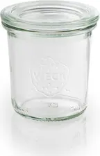 APS Assheuer + Pott GmbH & Co. KG Weck jar with lid, set of 12, Ø 6 cm, H: 7 cm Weck-Glas mit Deckel, 12er Set Ø 6 cm, H: 7 cm Weck jar with lid, set of 12, Ø 6 cm, H: 7 cm; 140 ml, 6x7 cm (ØxH); transparent; 12 set / pack Weck-Glas mit Deckel, 12er Set Ø 6 cm, H: 7 cm; 140 ml, 6x7 cm (ØxH); transparent; 12 Set(s) / Pack Weck jar with lid, set of 12, Ø 6 cm, H: 7 cm. Mini lintel mould 140 ml. Set consisting of: 12 jars + 12 lids. Das Weck-Gläser-Set eignet sich ideal zum stilvollen Servieren, Portionieren und Präsentieren von Desserts, Vorspeisen, Dips, Aufstrichen oder kleinen Beilagen. Die Gläser mit passenden Deckeln sind vielseitig in Gastronomie, Catering, Buffet, Frühstücksbereich und privater Küche einsetzbar. Sie unterstützen eine hygienische Bereitstellung und sorgen für eine ansprechende Präsentation kleiner Speisen. * Material: Glas * Set mit zwölf Gläsern und passenden Deckeln * Für Desserts, Vorspeisen, Dips und Aufstriche geeignet * Für Buffet, Catering, Frühstücksbereich und Küche einsetzbar * Zur hygienischen Portionierung und Präsentation * Spülmaschinengeeignet