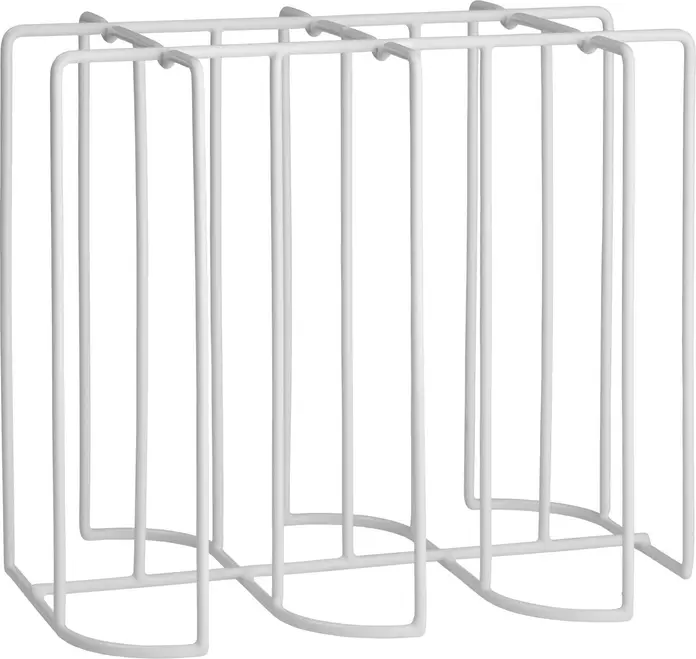 Dispenser de pahare PULSIVA cu set de 6 tuburi de stivuire, otel rotund cu plastic alb, 35.2 x 24.2 x 30 cm, capacitate 36 pahare pentru catering