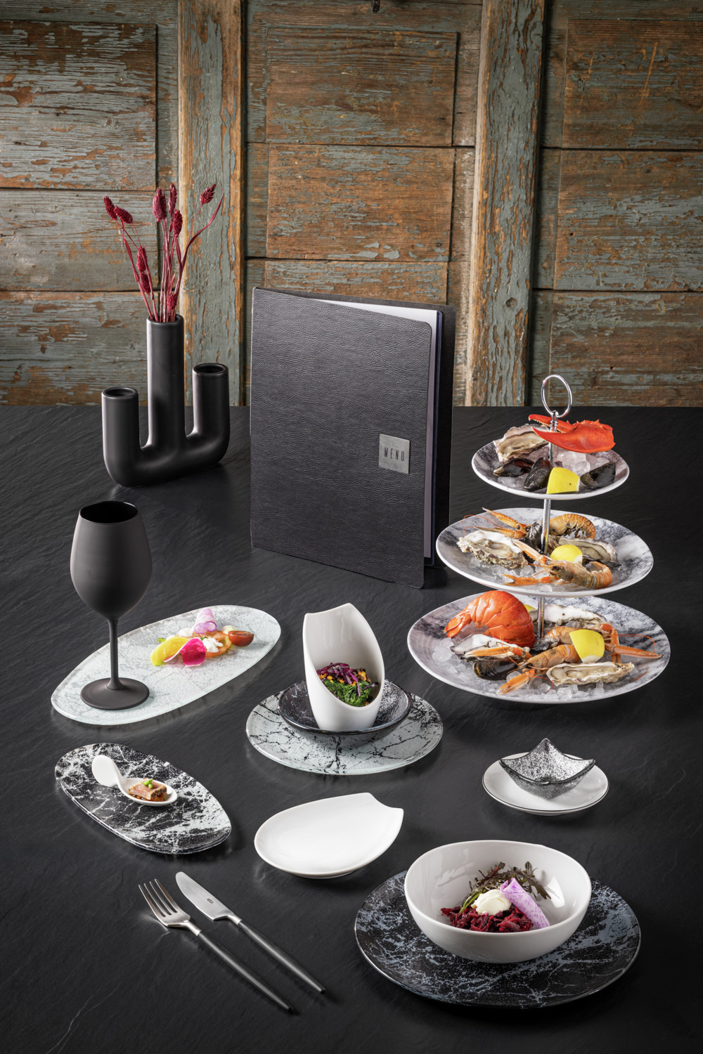VEGA Ovalize Porcelain Bowls, White, 550 ml, 16 cm Diameter, Organic Shape, Dishwasher and Microwave Safe, Set of 6