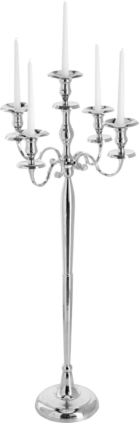 LUSINI Solutions GmbH Adrien Five-Armed Candelabra Candle Holder, 120 cm Height x 58 cm Width, Gold-plated Aluminum