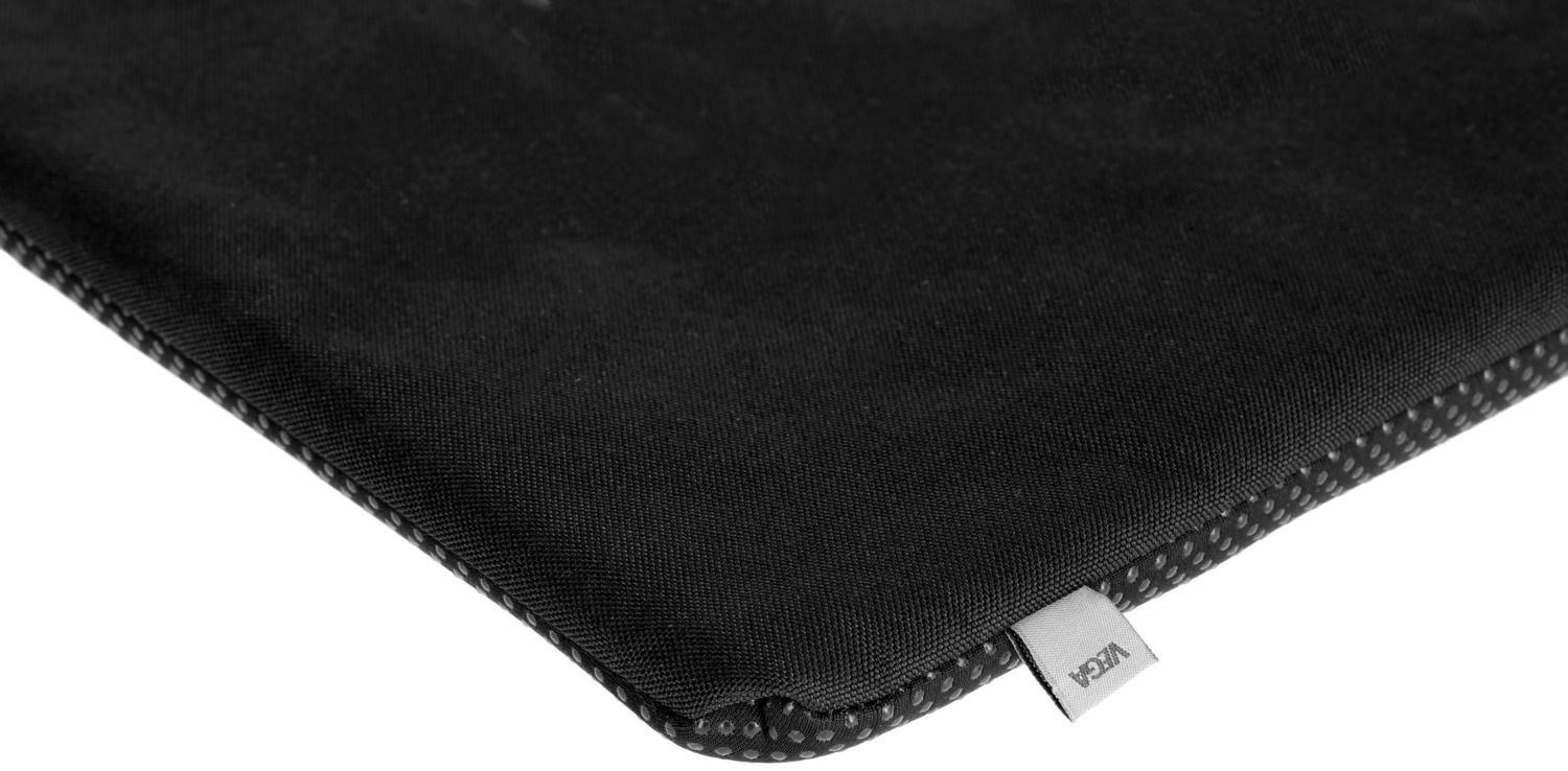 VEGA Cozy4you Heating and Cooling Seat Cushion Set of 2, Polyacrylate Gel Filling, Nylon Cover, 36x39x2.5 cm, Black, Heat Insulating Neoprene Bottom