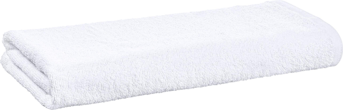 ERWIN M. LUSINI Solutions GmbH Towel Classico without border Handtuch Classico ohne Bordüre Towel Classico without border; 50x100 cm (WxL); white; 10 piece / pack Handtuch Classico ohne Bordüre; 50x100 cm (BxL); weiß; 10 Stück / Pack 100% cotton. Weight approx. 450 g/m². Single-ply terry hand towel in durable quality, absorbent and soft. A hotel classic in white, available without border. Personalization possible. 100 % Baumwolle. Gewicht ca. 450 g/m². Walkfrottier Handtuch in strapazierfähiger Qualität, saugstark und weich. Ein Hotelklassiker in weiß, erhältlich ohne Bordüre. Personalisierung möglich.