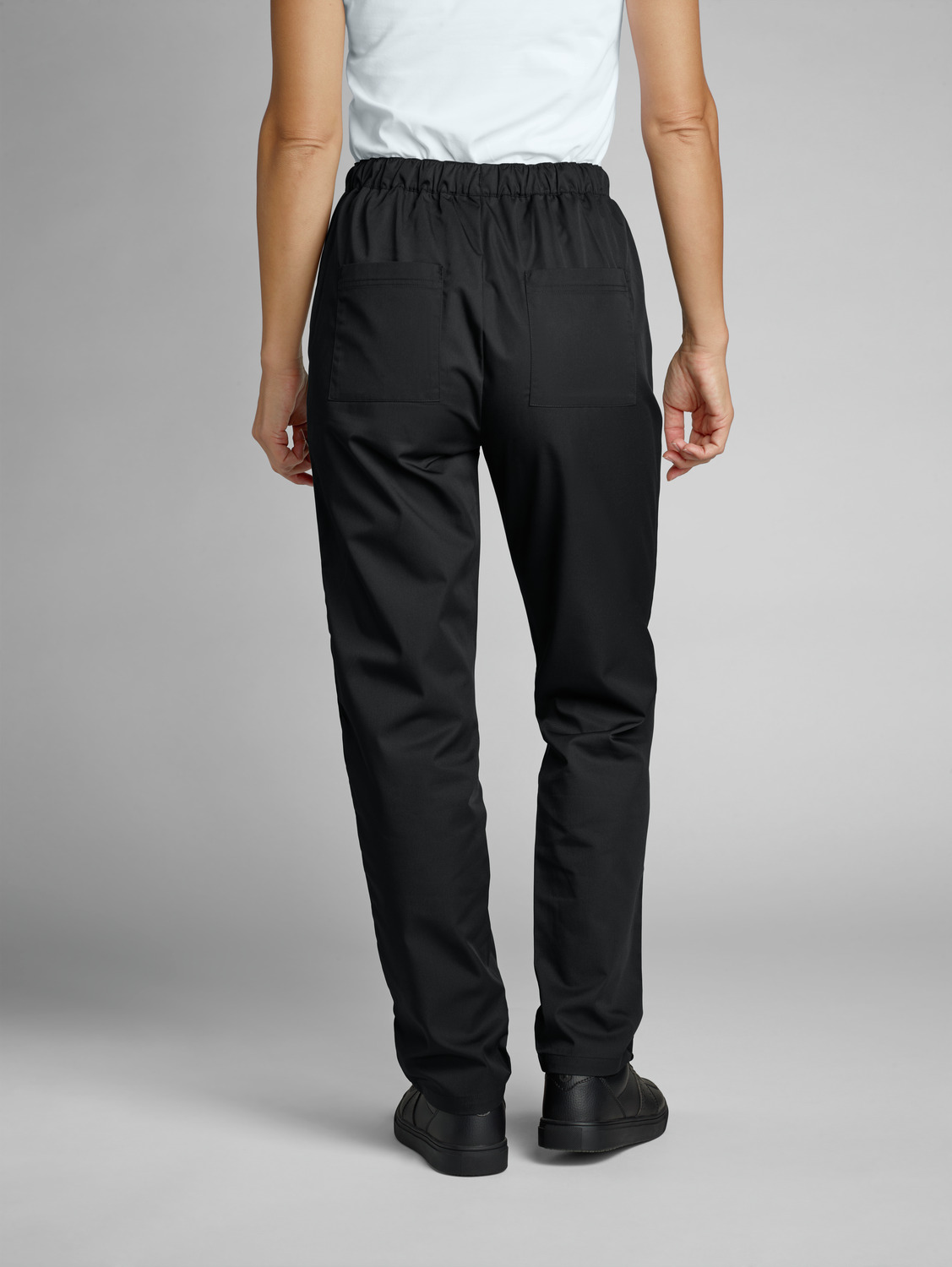 Pantaloni de Bucatar pentru Femei Jobeline Vito, 65% Poliester 35% Bumbac, Material Extra-Usor si Respirabil, Talie Elasticata cu Scurturi, OEKO-TEX