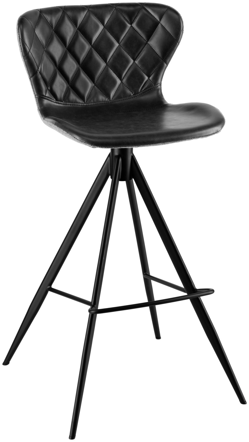 VEGA Kansas Yankee Imitation Leather Fabric by the Meter, Black, 137 cm Width, Flame-Retardant, 100,000 Martindale Cycles, 630 g/m²