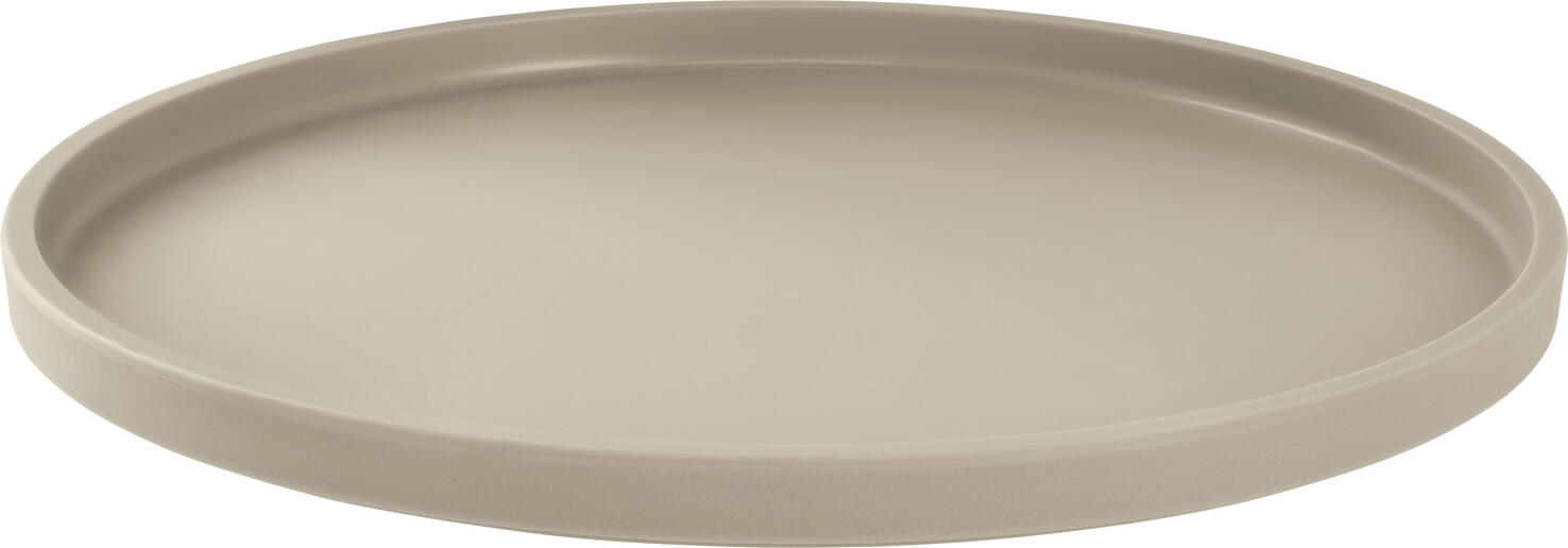 VEGA LUSINI Solutions GmbH Plate Kanas round Teller Kanas rund Plate Kanas round; 28.5x1.7 cm (ØxH); beige; round; 6 piece / pack Teller Kanas rund; 28.5x1.7 cm (ØxH); beige; rund; 6 Stück / Pack The Kanas plate made of melamine is particularly durable thanks to its impact and break resistance. It can be used from -30°C to +70°C. Dishwasher safe. Not suitable for use in the microwave or oven. Can also be used as a lid for the bowl. Der Teller Kanas aus Melamin ist besonders langlebig durch Stoß- und Bruchfestigkeit. Der Einsatzbereich ist von -30 °C bis +70 °C. Spülmaschinenfest. Nicht mikrowellengeeignet und nicht backofengeeignet. Kann auch als Deckel für die Schale verwendet werden.