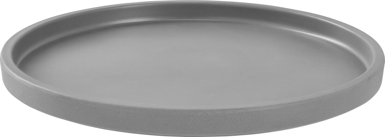 VEGA LUSINI Solutions GmbH Plate Kanas round Teller Kanas rund Plate Kanas round; 21.5x1.7 cm (ØxH); grey; round; 6 piece / pack Teller Kanas rund; 21.5x1.7 cm (ØxH); grau; rund; 6 Stück / Pack The Kanas plate made of melamine is particularly durable thanks to its impact and break resistance. It can be used from -30°C to +70°C. Dishwasher safe. Not suitable for use in the microwave or oven. Can also be used as a lid for the bowl. Der Teller Kanas aus Melamin ist besonders langlebig durch Stoß- und Bruchfestigkeit. Der Einsatzbereich ist von -30 °C bis +70 °C. Spülmaschinenfest. Nicht mikrowellengeeignet und nicht backofengeeignet. Kann auch als Deckel für die Schale verwendet werden.